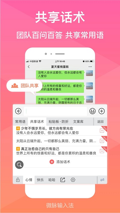 微脉输入法官方版截图2